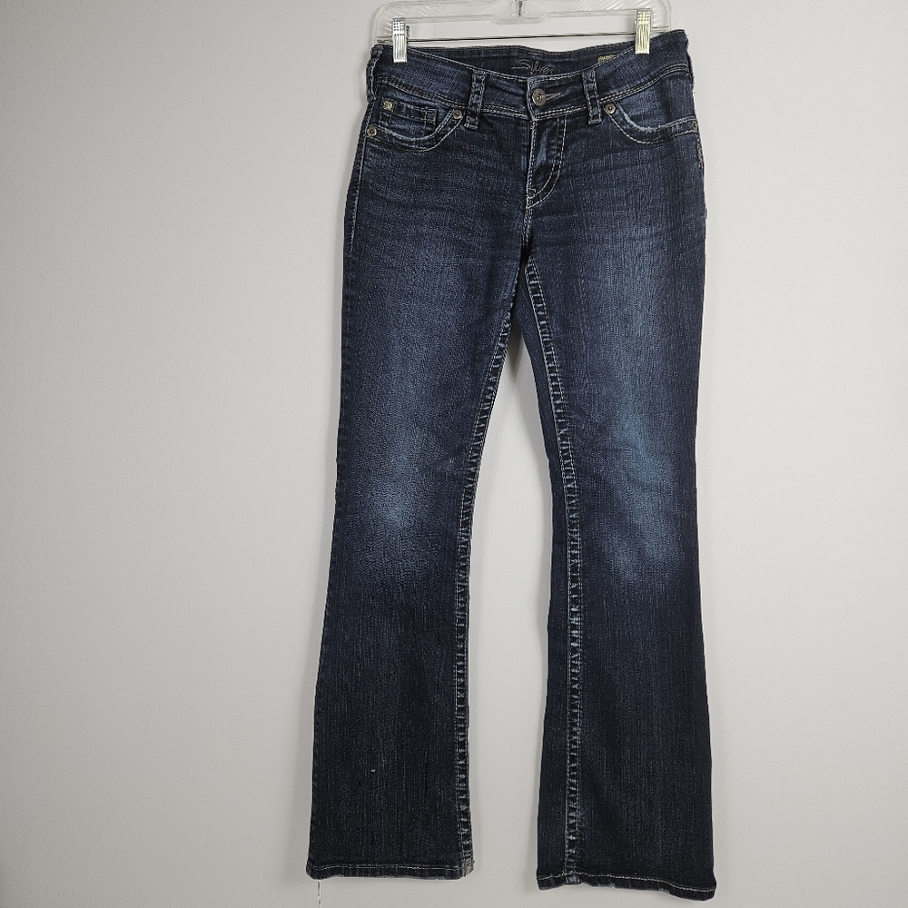 Silver Jean Co Suki Botcut Jeans Size 28